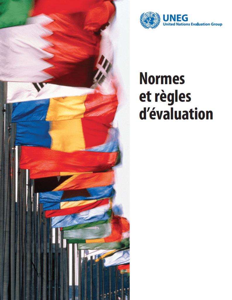 normes et règles d'évaluation, UNEG, 2016